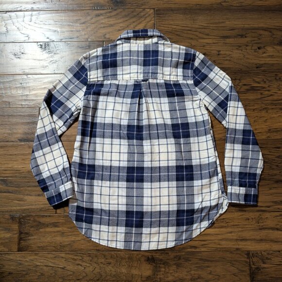 American Eagle Ahh-mazingly soft plaid shirt navy size medium - Picture 15 of 16